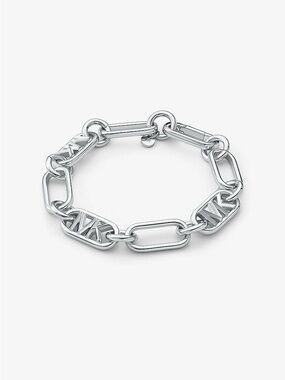 Michael Kors Silver MK Link Bracelet